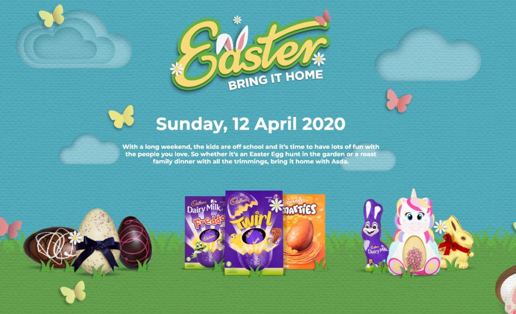 asda easter screen