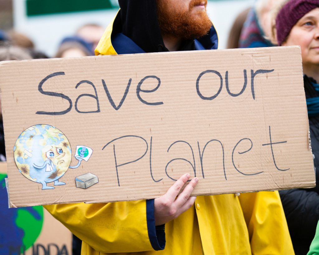 save our planet protest environment