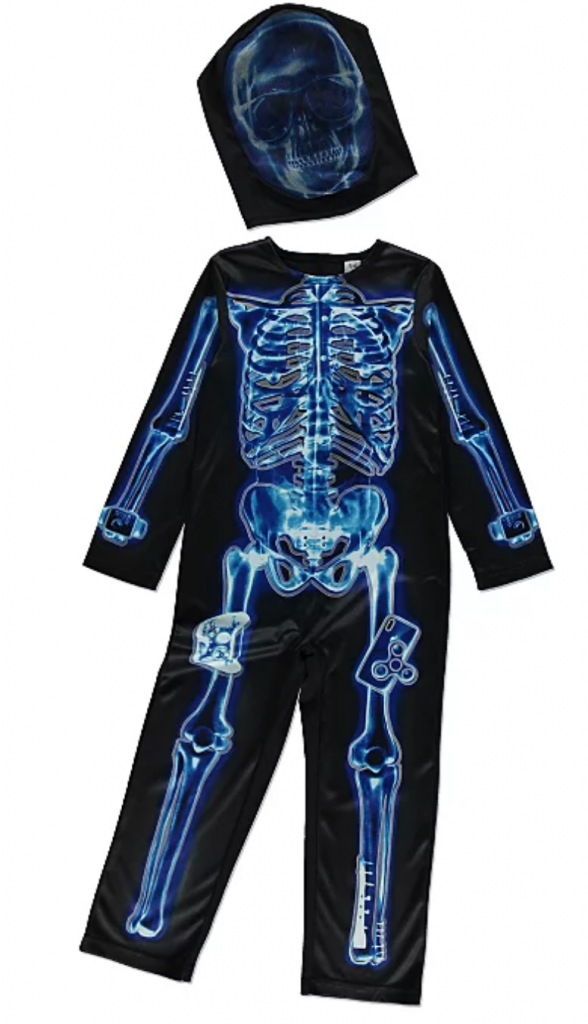 skeleton costume asda halloween