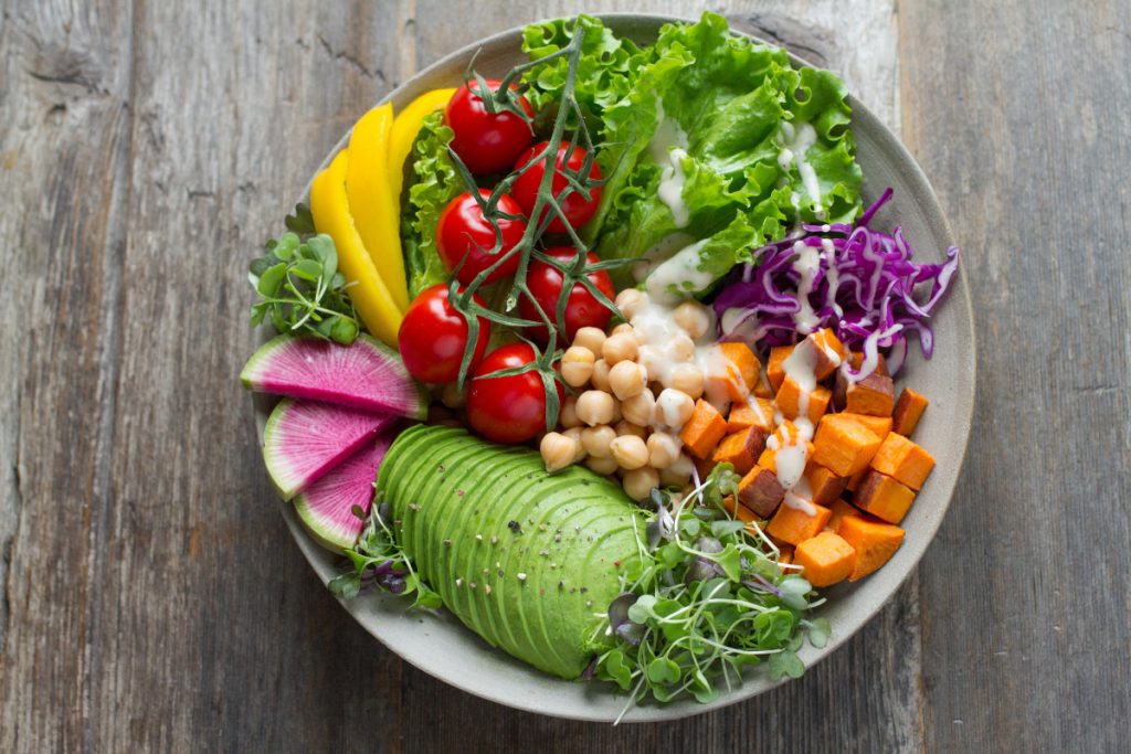vegan food tasty salad 1